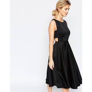 TED BAKER LYXA MIDI DRESS SZ 3 (US 8)
